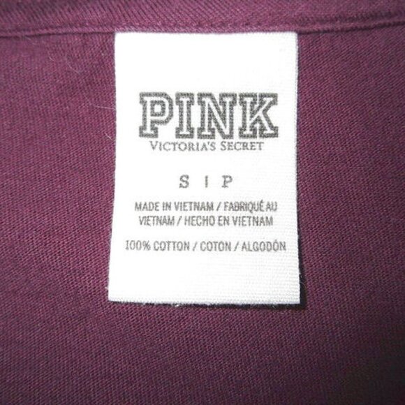 Victoria's Secret Blinged Out T-Shirt Size S Oversized Sequins Short Sleeves - Picture 4 of 10